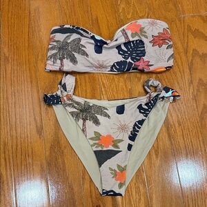 Shore brand Tropical Print Bikini Set